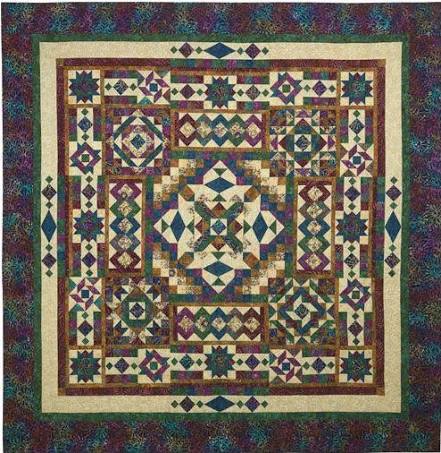Gemstone Quilt by Wing and a Prayer