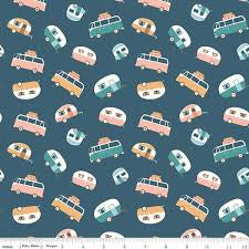 Live, Love, Glamp Trailer Toss C13503 Denim