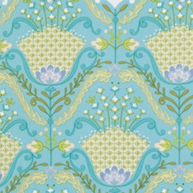 Little Azalea Hyacinth in Aqua PWDF174