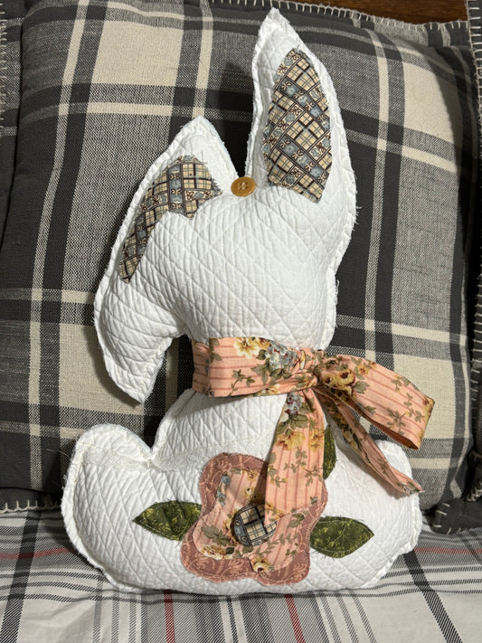 Quilted fabric bunny