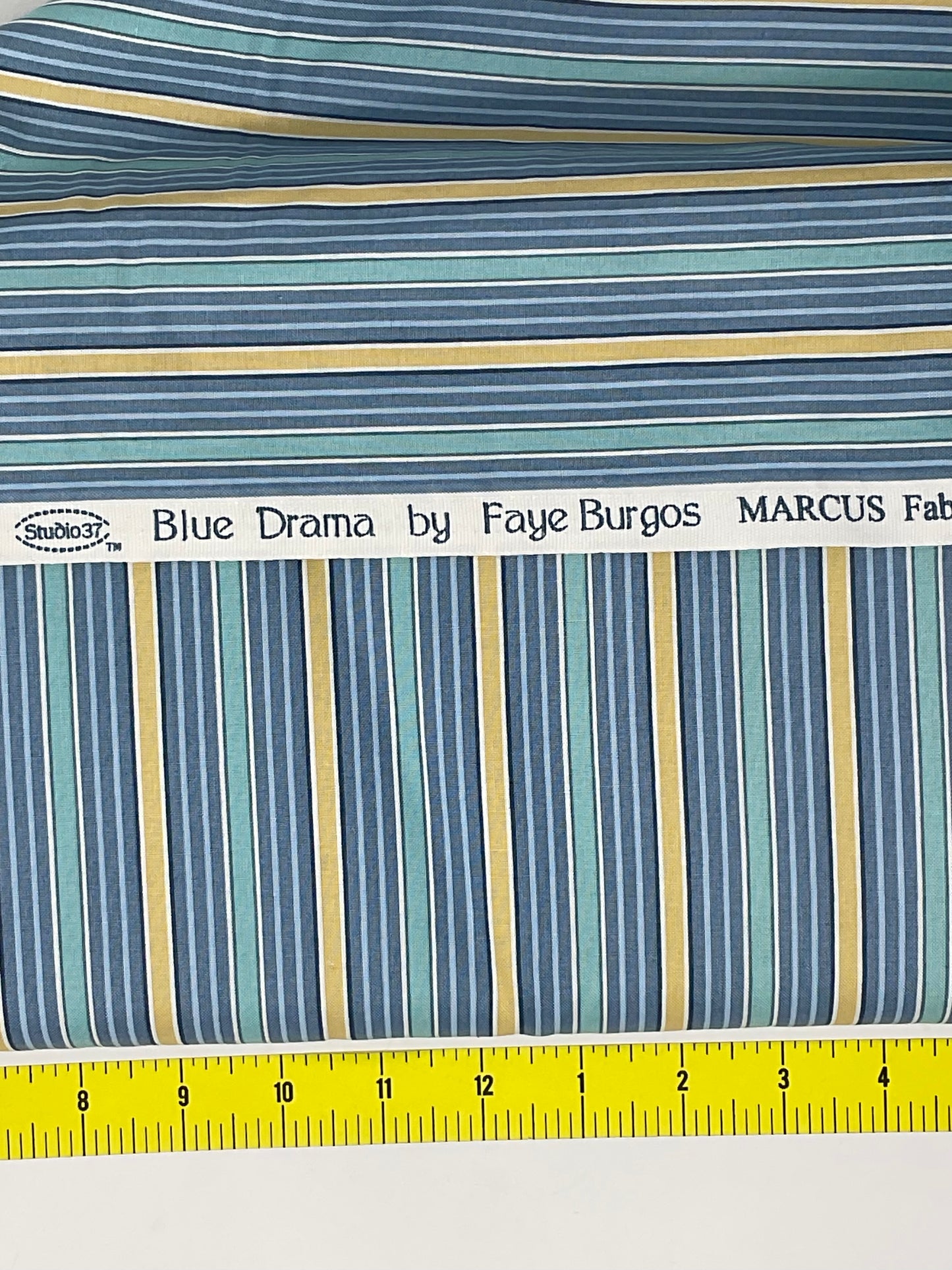 Blue Drama Fabric